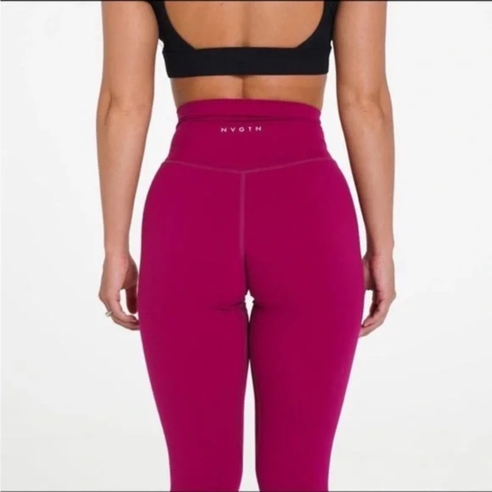 NVGTN Magenta Signature Leggings - Picture 2 of 3